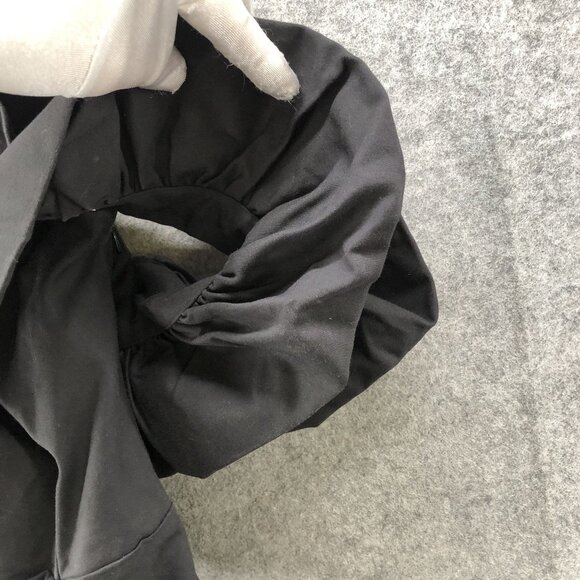 & Other Stories Off Shoulder Ruffle Mini Dress Size 6 Black (EU 36) Party - Picture 6 of 11